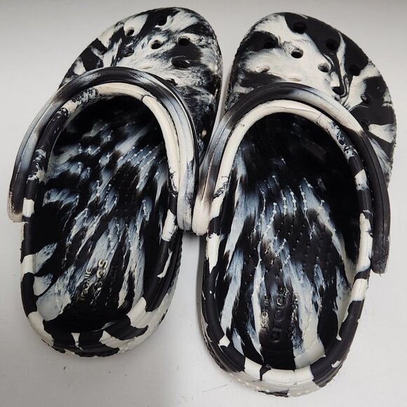 Crocs - Unisex classic size 8, black-white - Picture 4 of 5